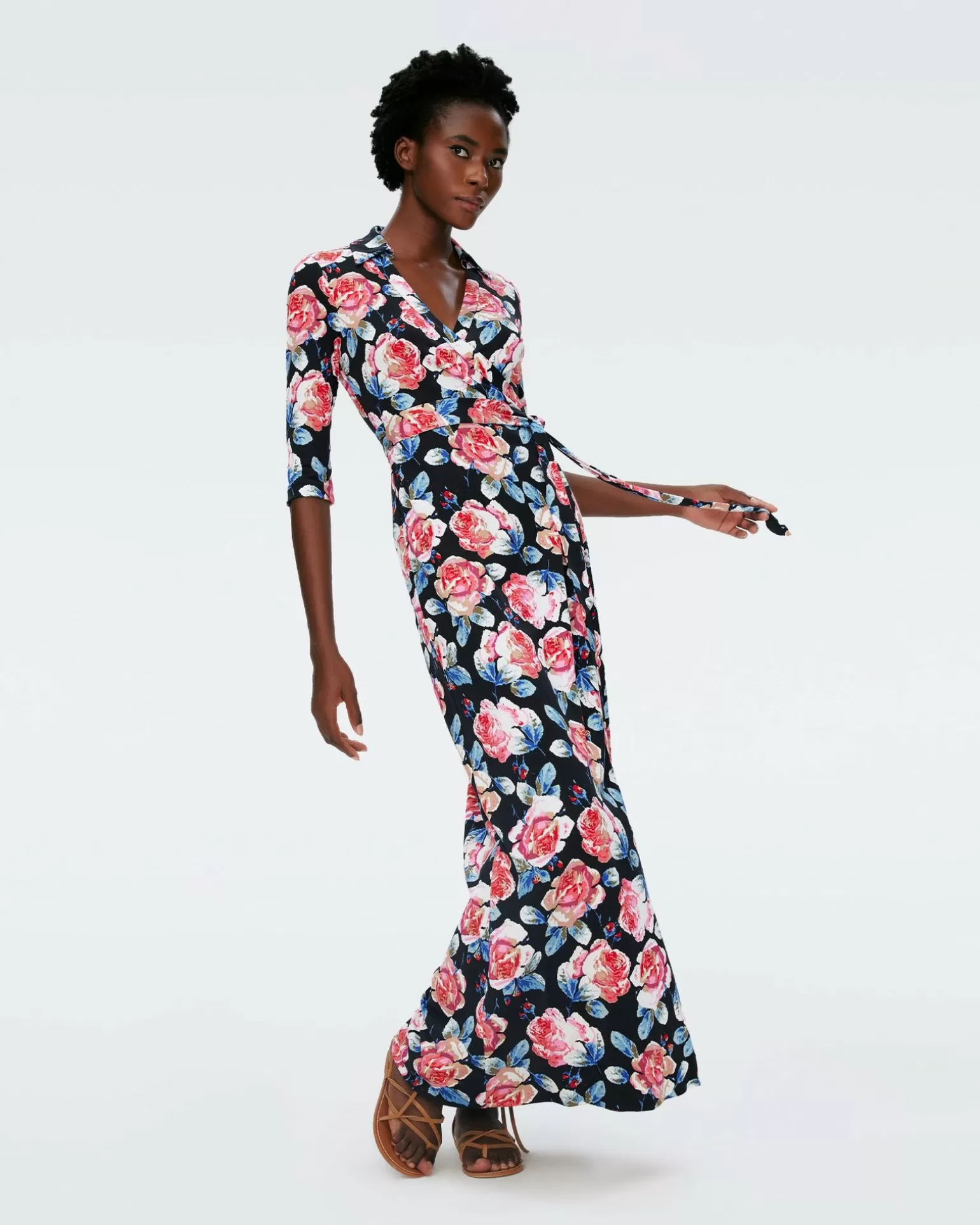 Abigail Silk Jersey Maxi Wrap Dress^Diane von Furstenberg Flash Sale