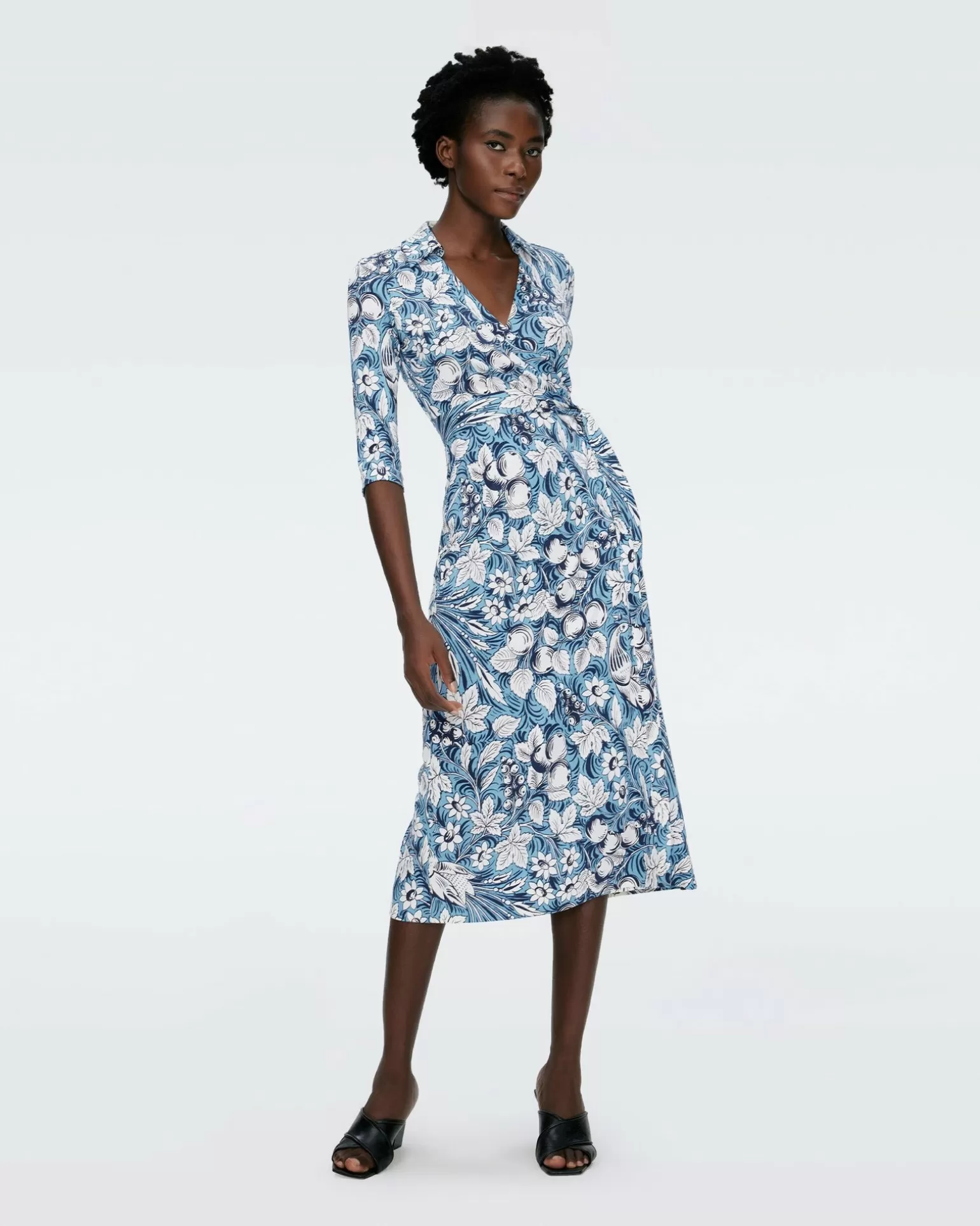 Abigail Silk Jersey Midi Wrap Dress^Diane von Furstenberg Cheap