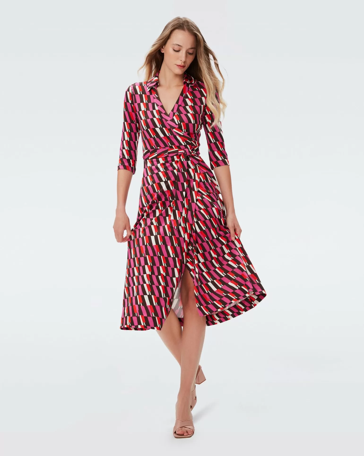 Abigail Silk Jersey Midi Wrap Dress^Diane von Furstenberg Store