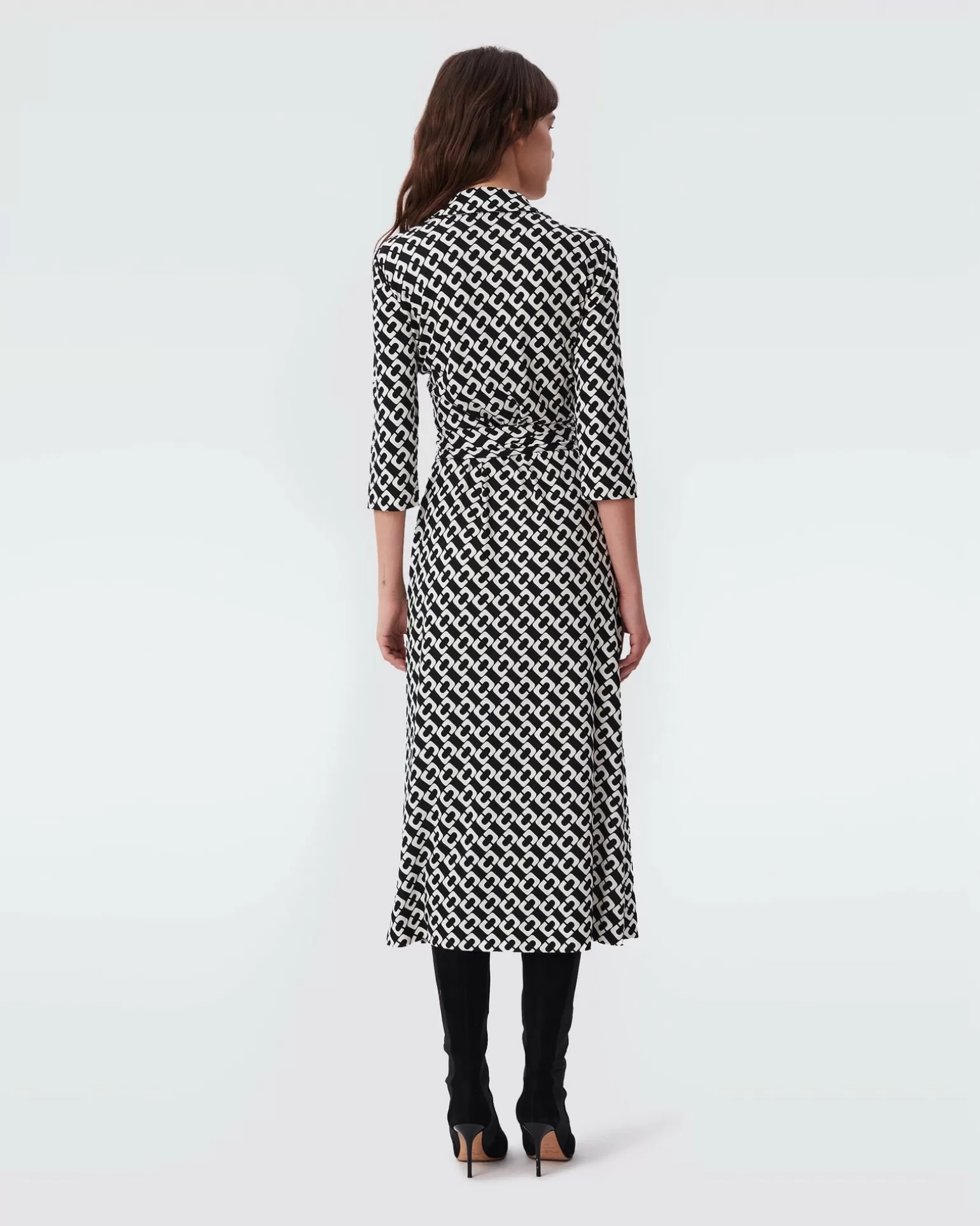 Abigail Silk Jersey Midi Wrap Dress^Diane von Furstenberg Discount