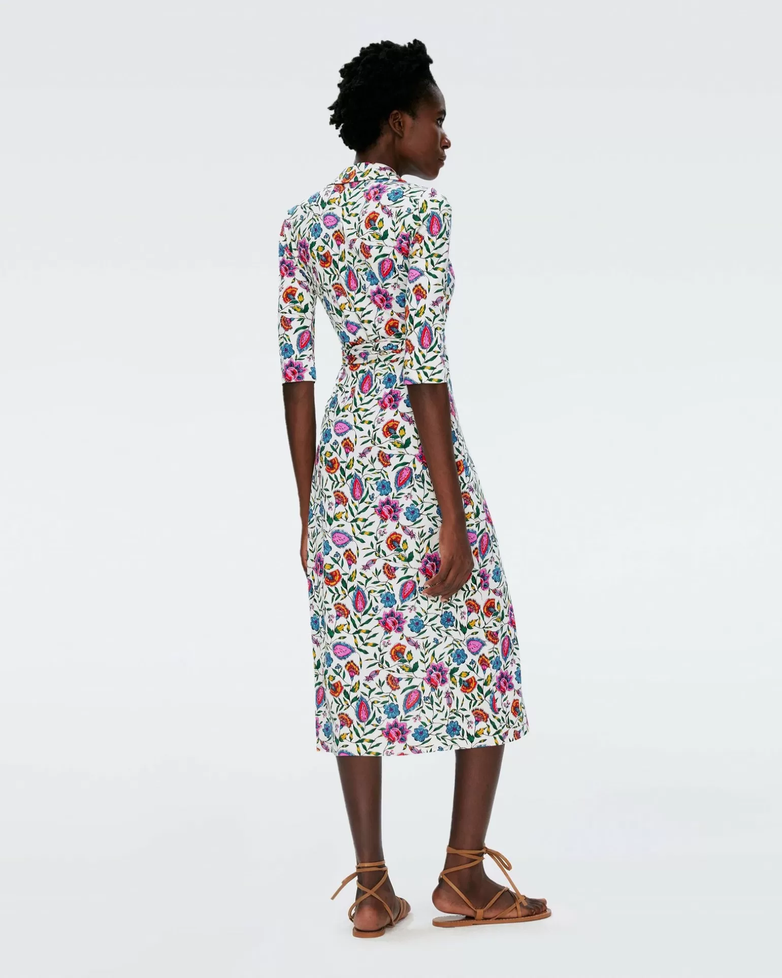 Abigail Silk Jersey Midi Wrap Dress^Diane von Furstenberg Cheap