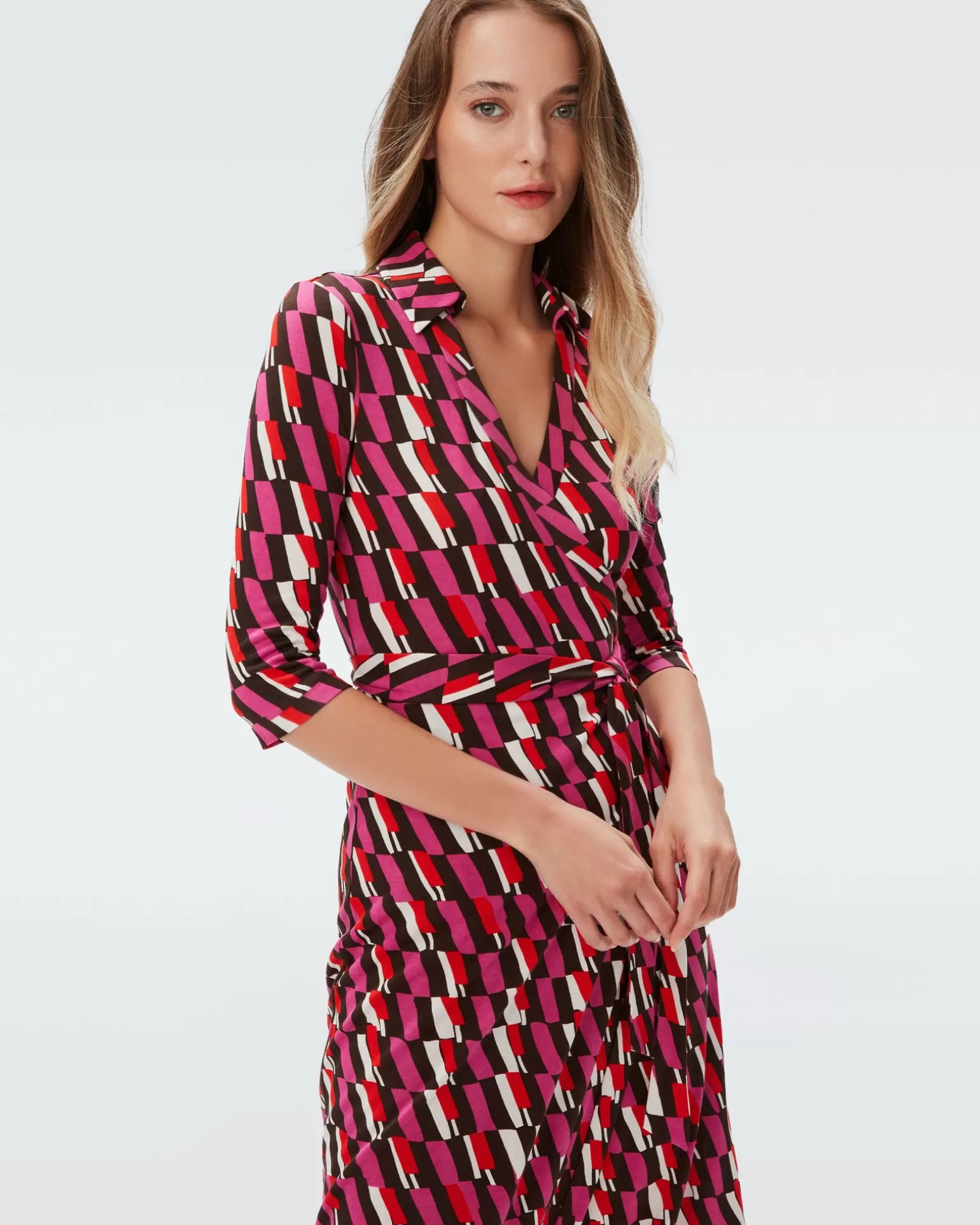Abigail Silk Jersey Midi Wrap Dress^Diane von Furstenberg Store