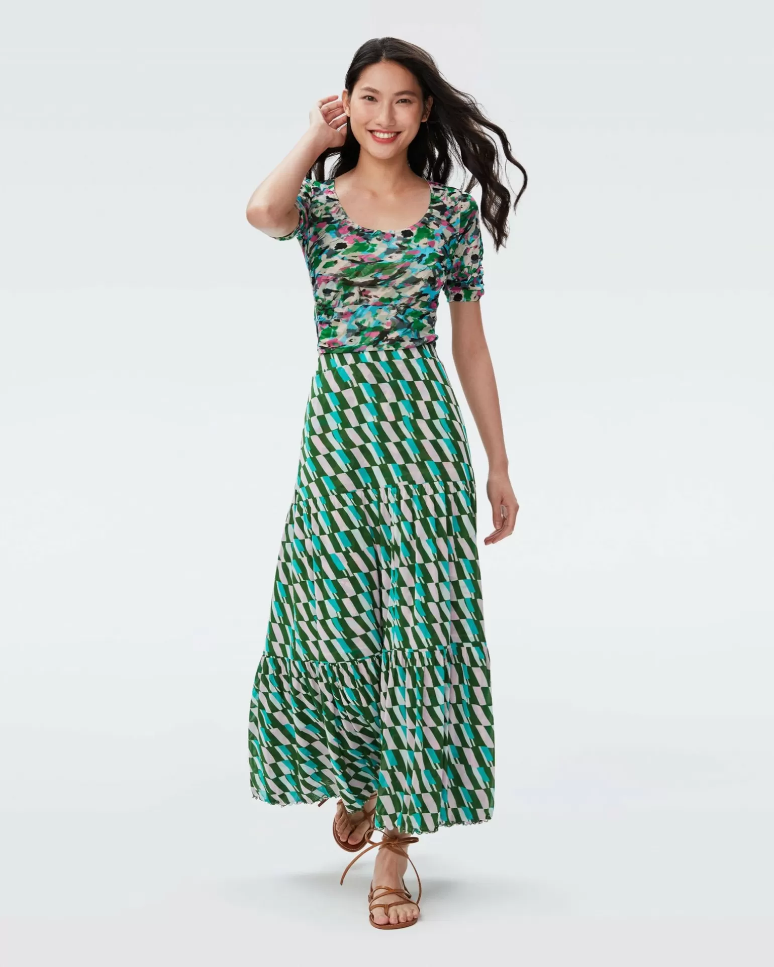 Austria Reversible Mesh Skirt^Diane von Furstenberg Hot