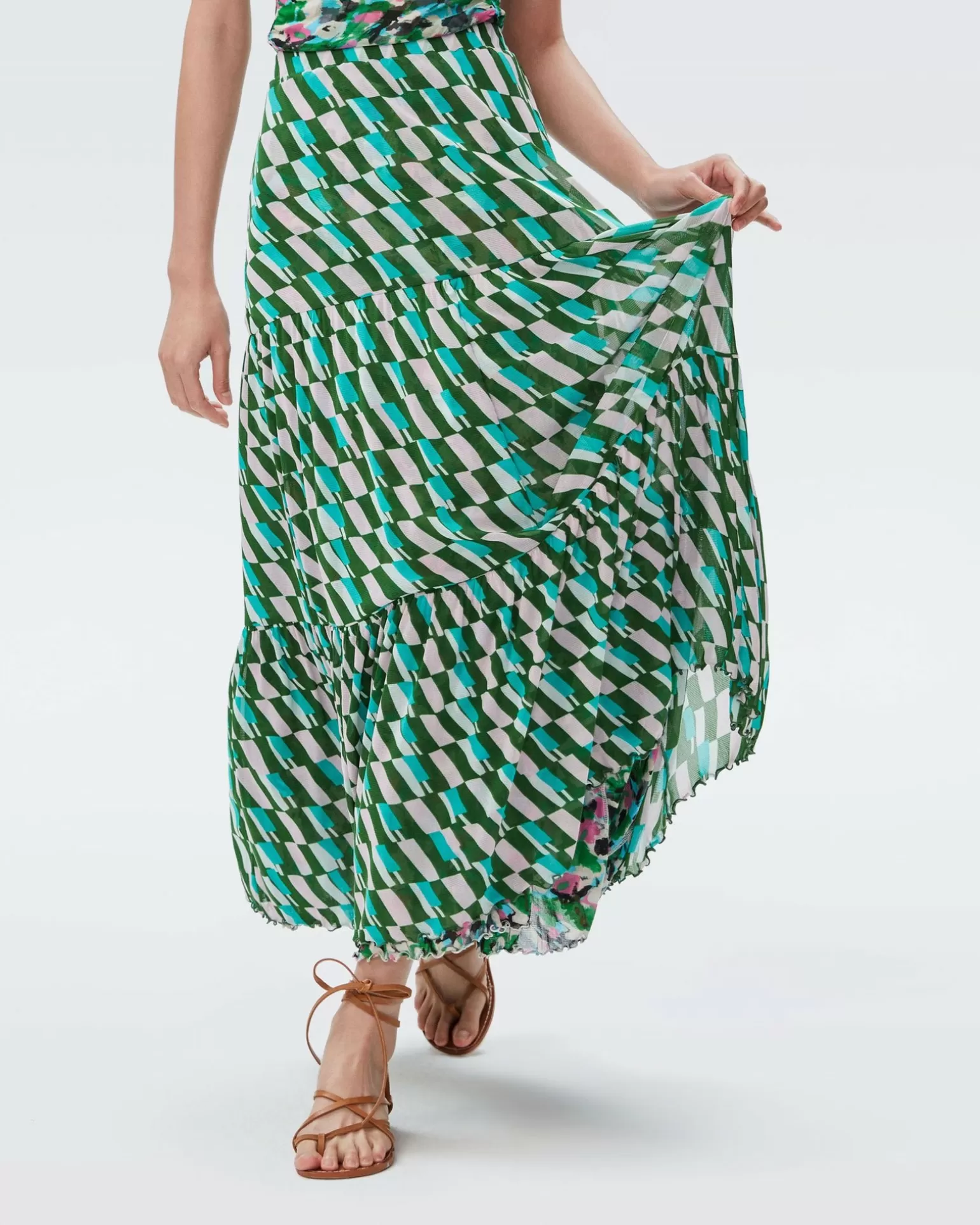 Austria Reversible Mesh Skirt^Diane von Furstenberg Hot