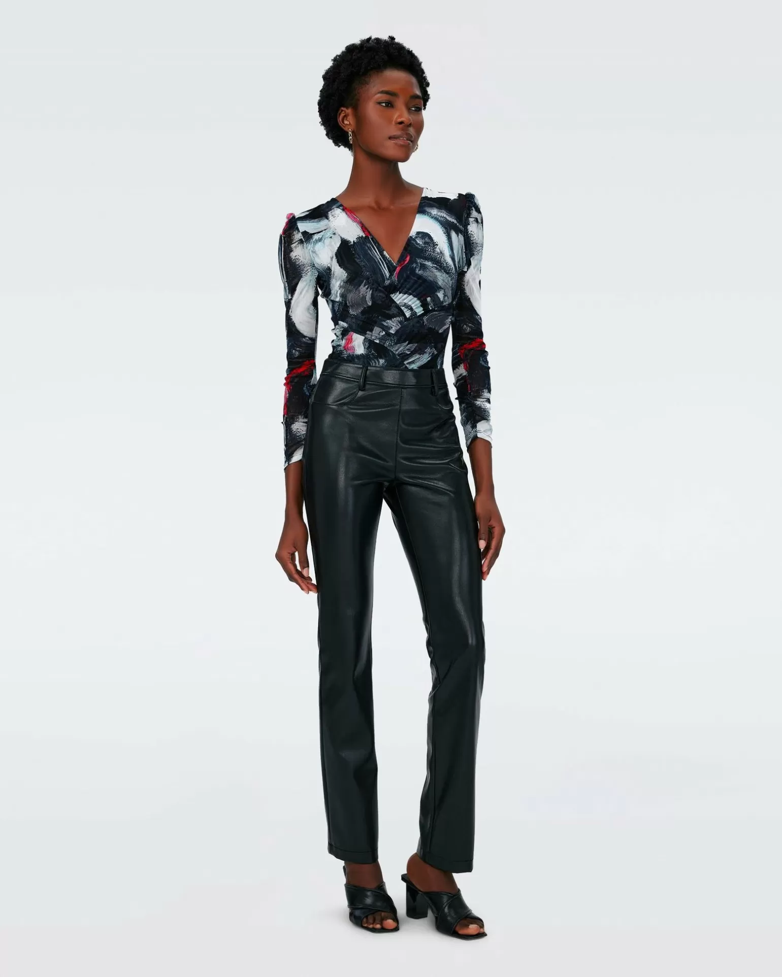 Costanza Mesh Bodysuit^Diane von Furstenberg New