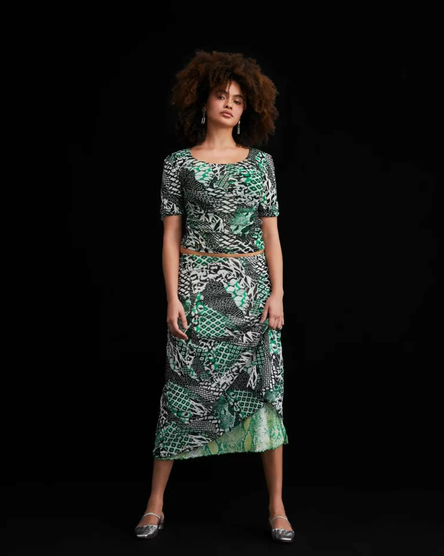 Darlene Reversible Mesh Skirt^Diane von Furstenberg Best
