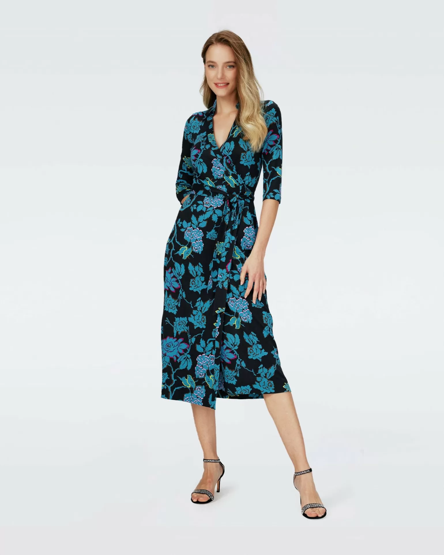 Dvf Abigail Midi Dress In China Vine Blk Med^Diane von Furstenberg Best Sale
