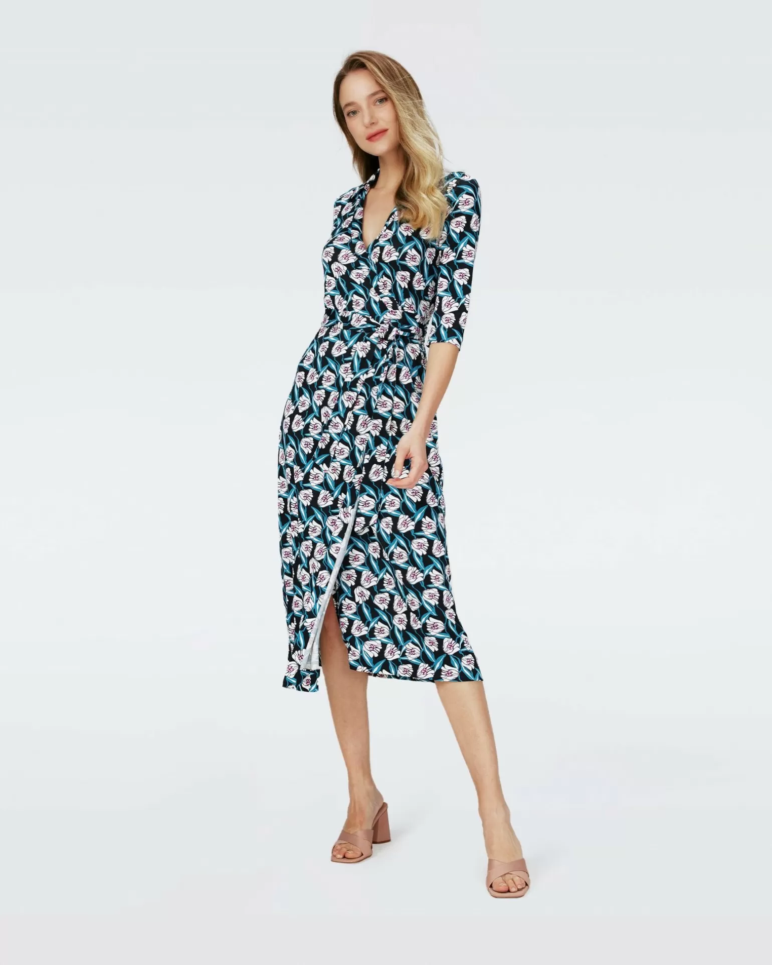 Dvf Abigail Midi Dress In Fortune Vine Ivory^Diane von Furstenberg Best