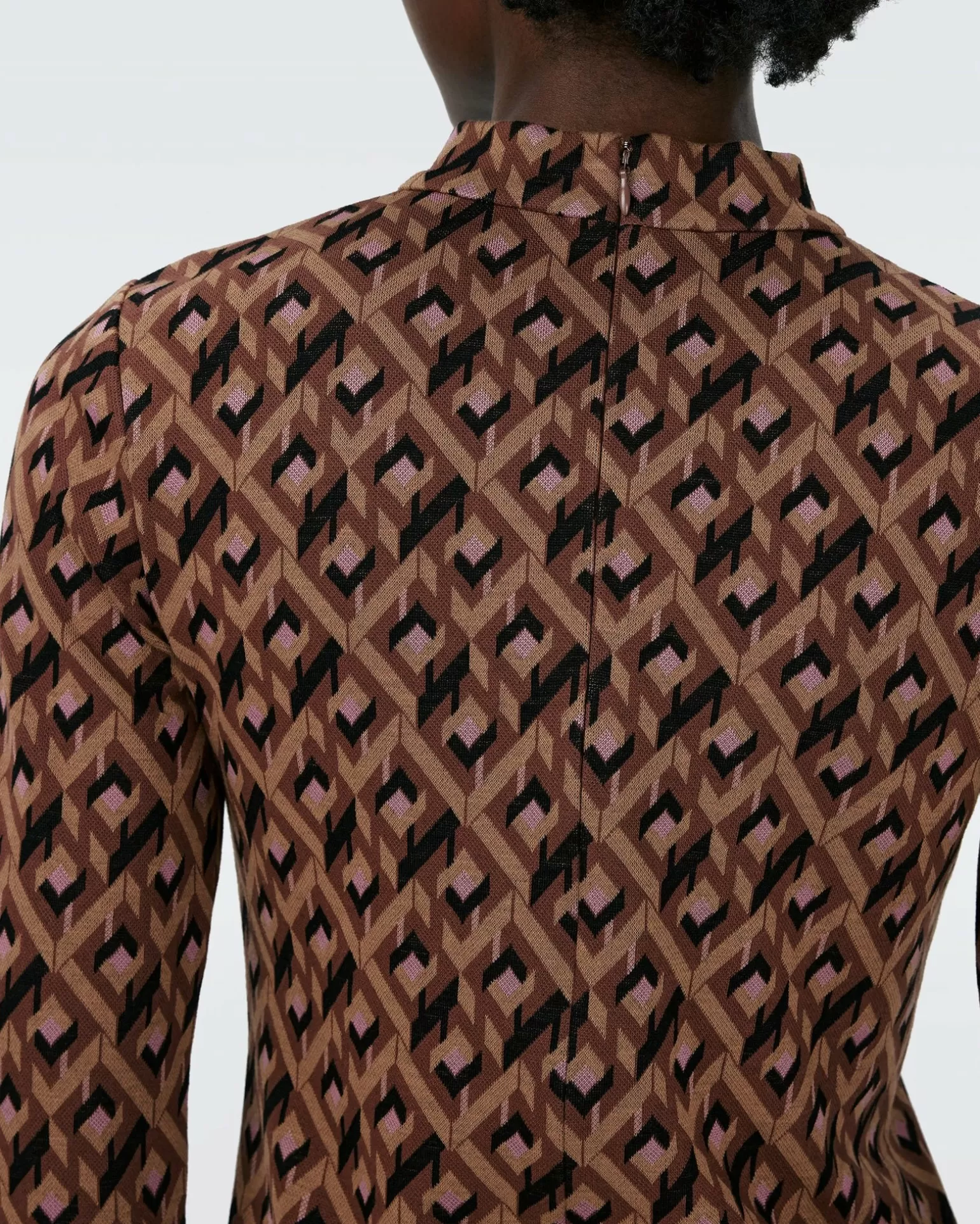 Dvf Birdie Top In Tarot Maze Blk Coffee^Diane von Furstenberg Sale