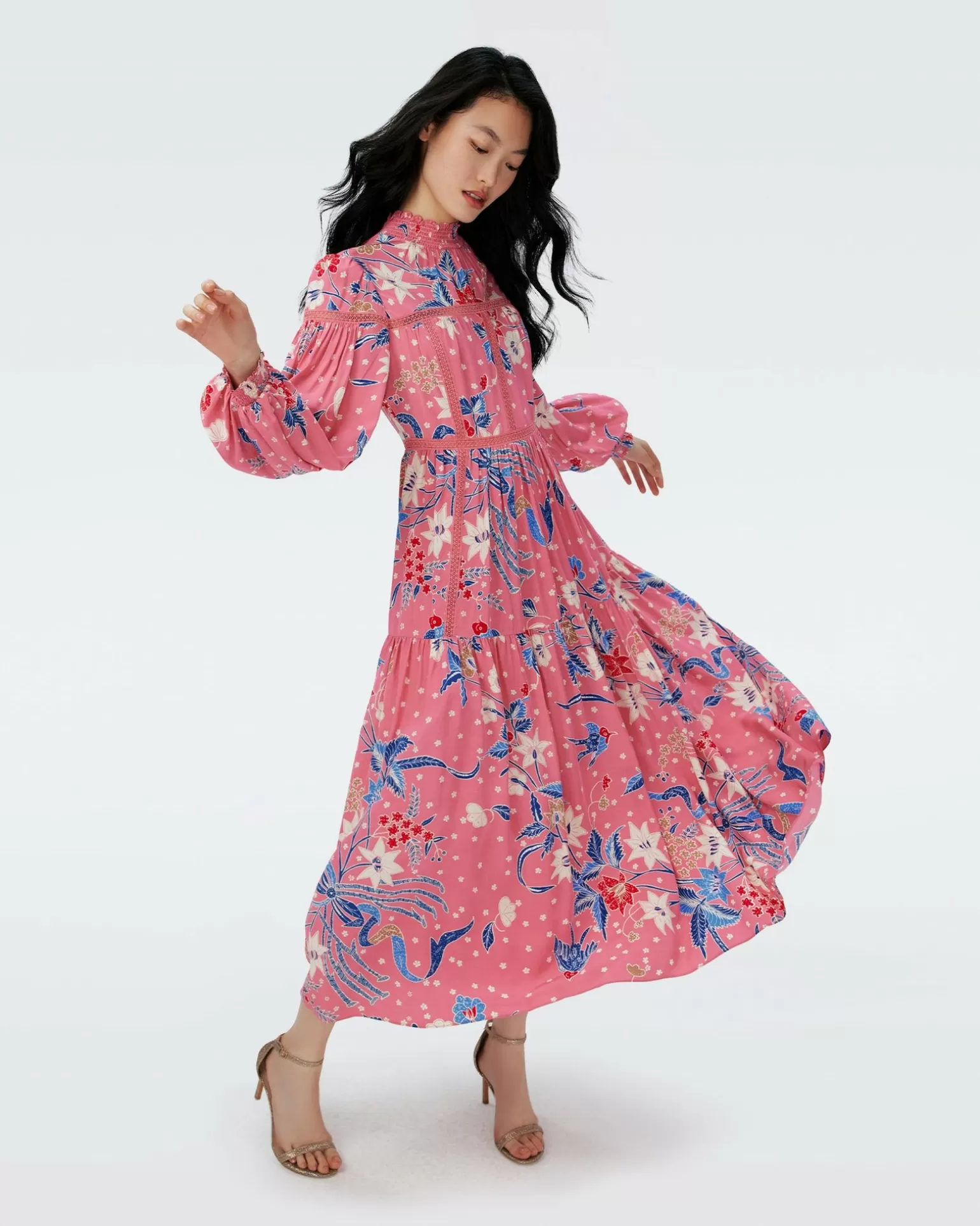 Dvf Cherie Dress In Celestial Batik Antique Pk Lg^Diane von Furstenberg Store