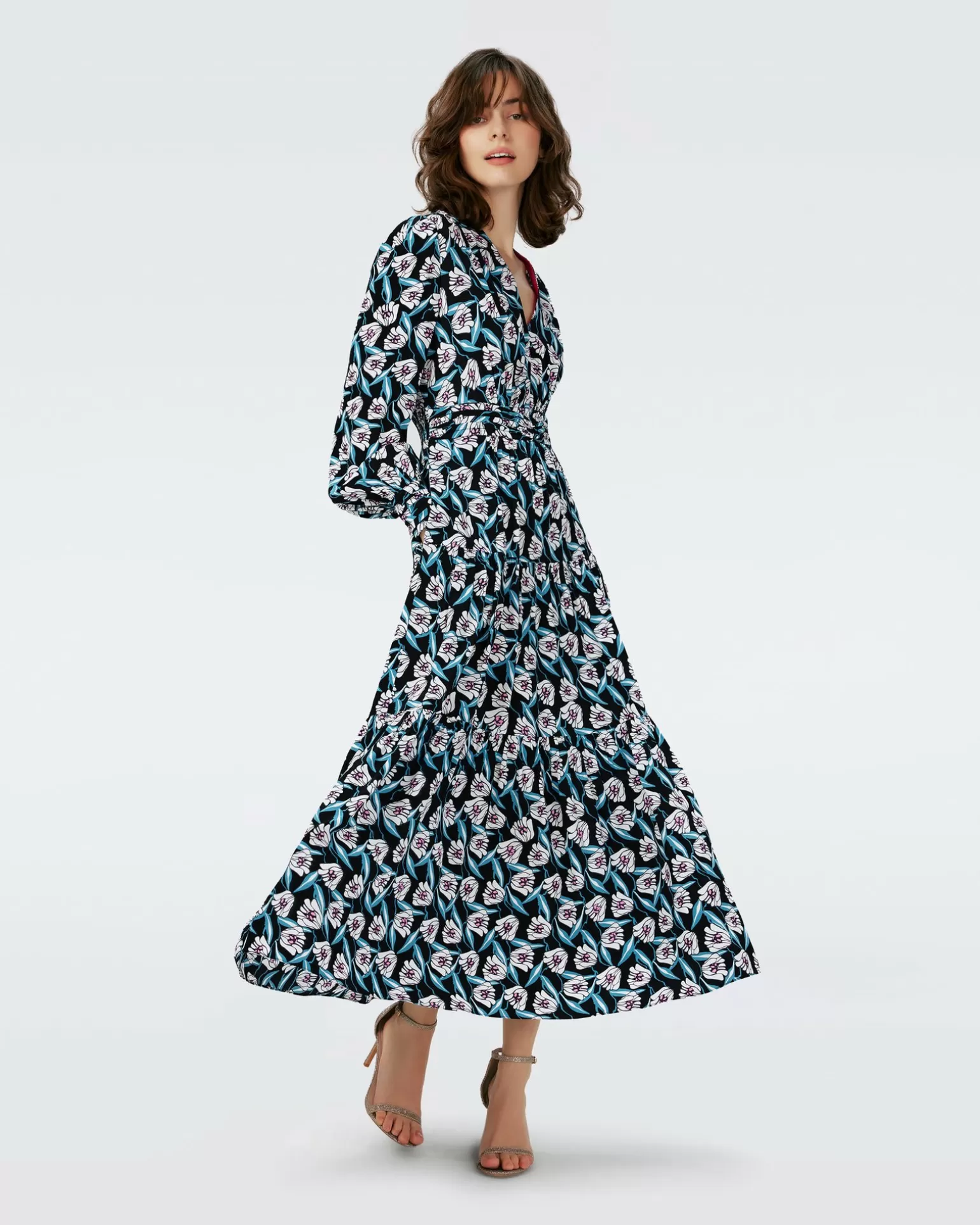 Dvf Gil Dress In Fortune Vine Ivory^Diane von Furstenberg Clearance