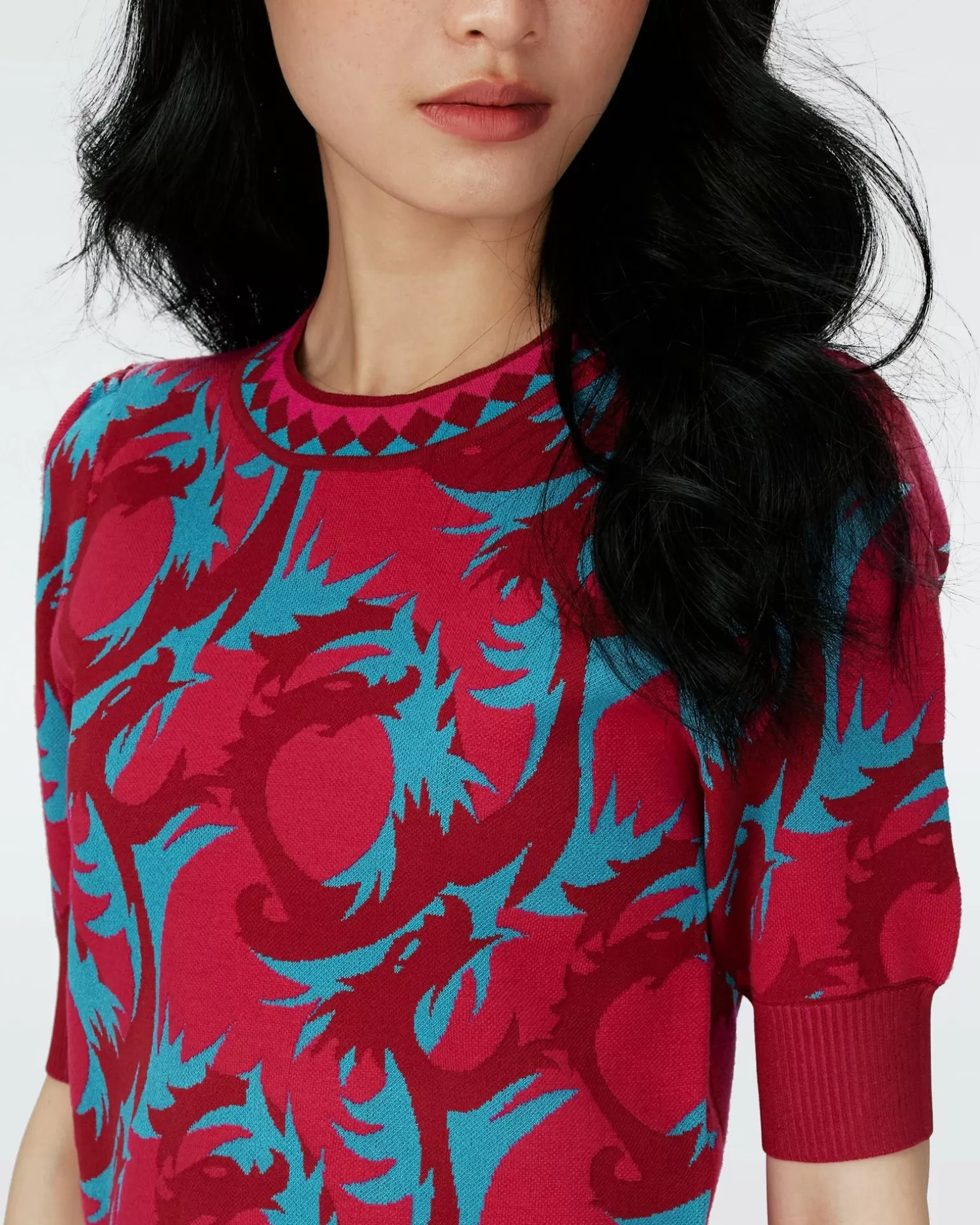 Dvf Hudson Sweater In Dragon Jade^Diane von Furstenberg Discount