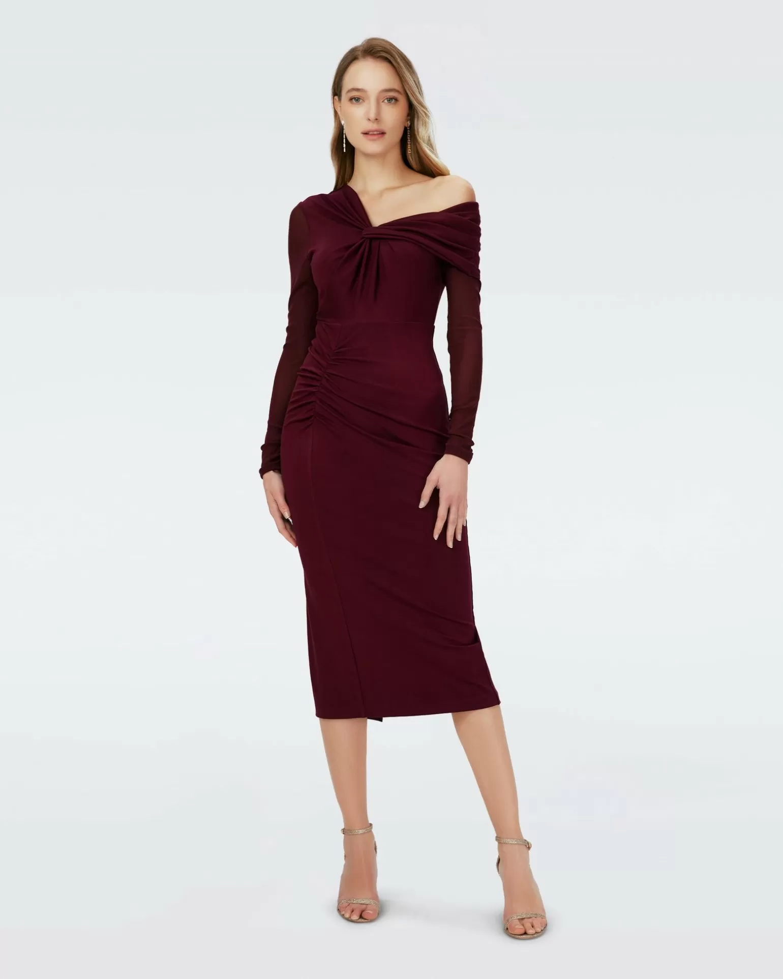 Dvf Rich Dress In Wine Pink^Diane von Furstenberg Flash Sale