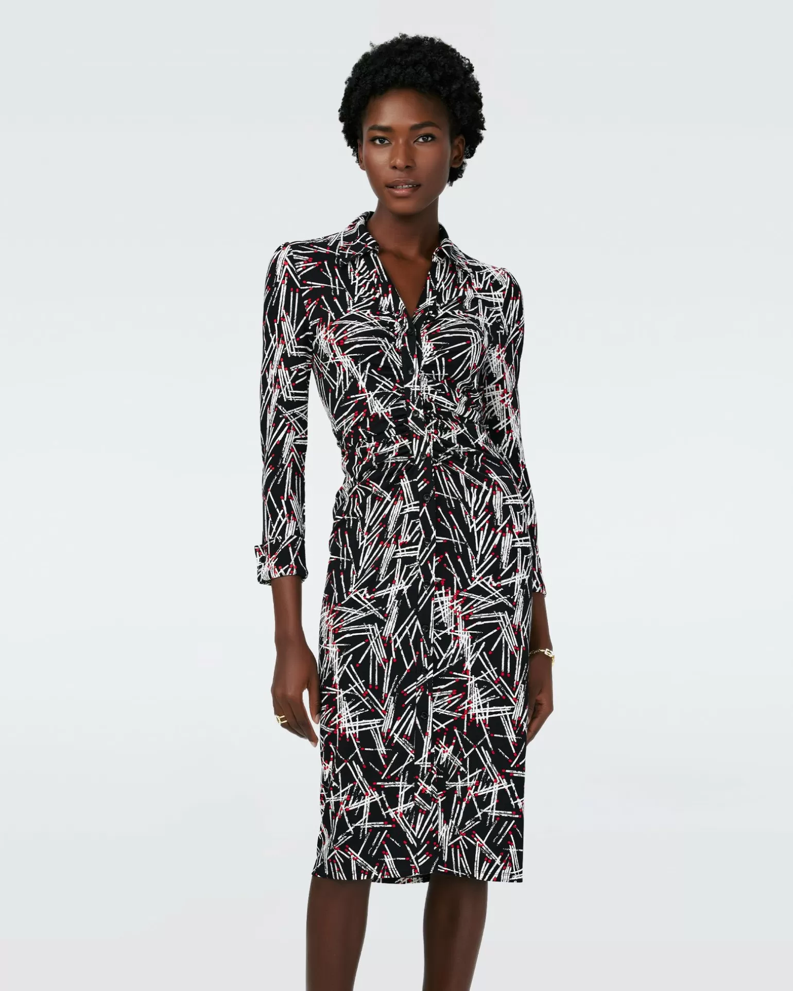 Dvf Sheska Midi Dress In Matches^Diane von Furstenberg Fashion