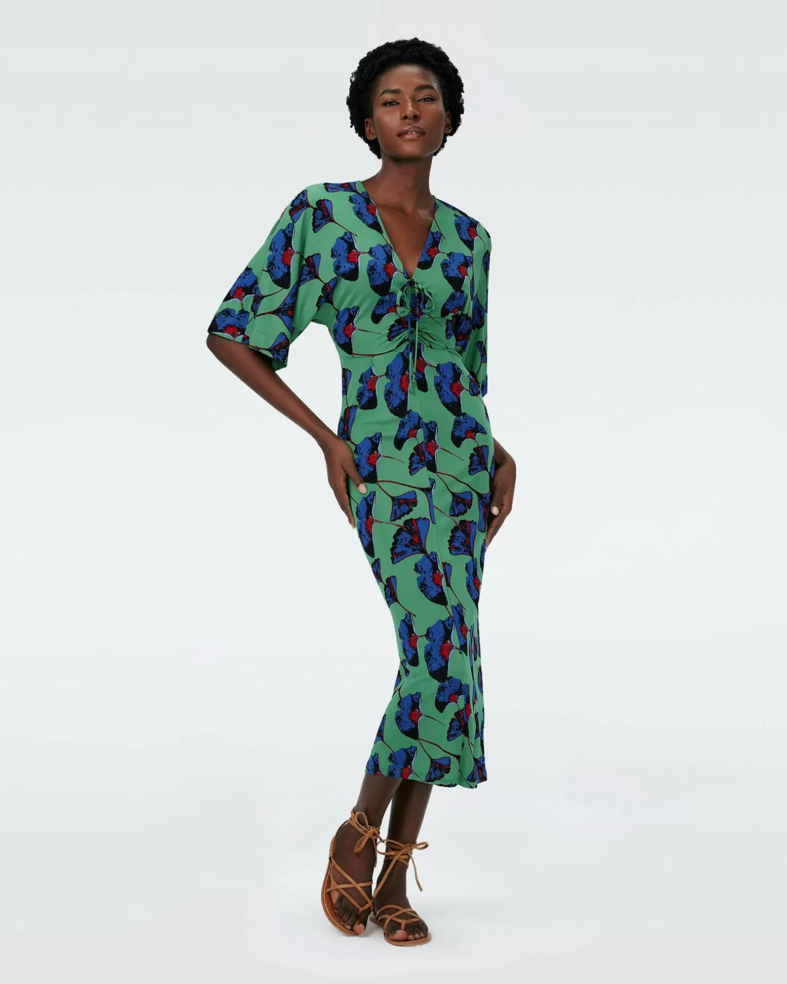 Dvf Valerie Dress In Falling Gingko Venus Gn Lg^Diane von Furstenberg Flash Sale