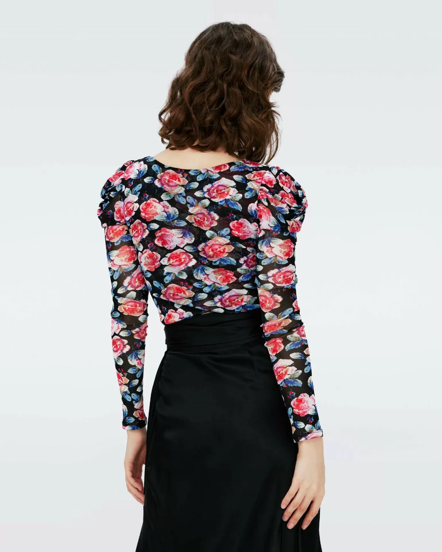 Erik Long Sleeve Mesh Bodysuit^Diane von Furstenberg Cheap