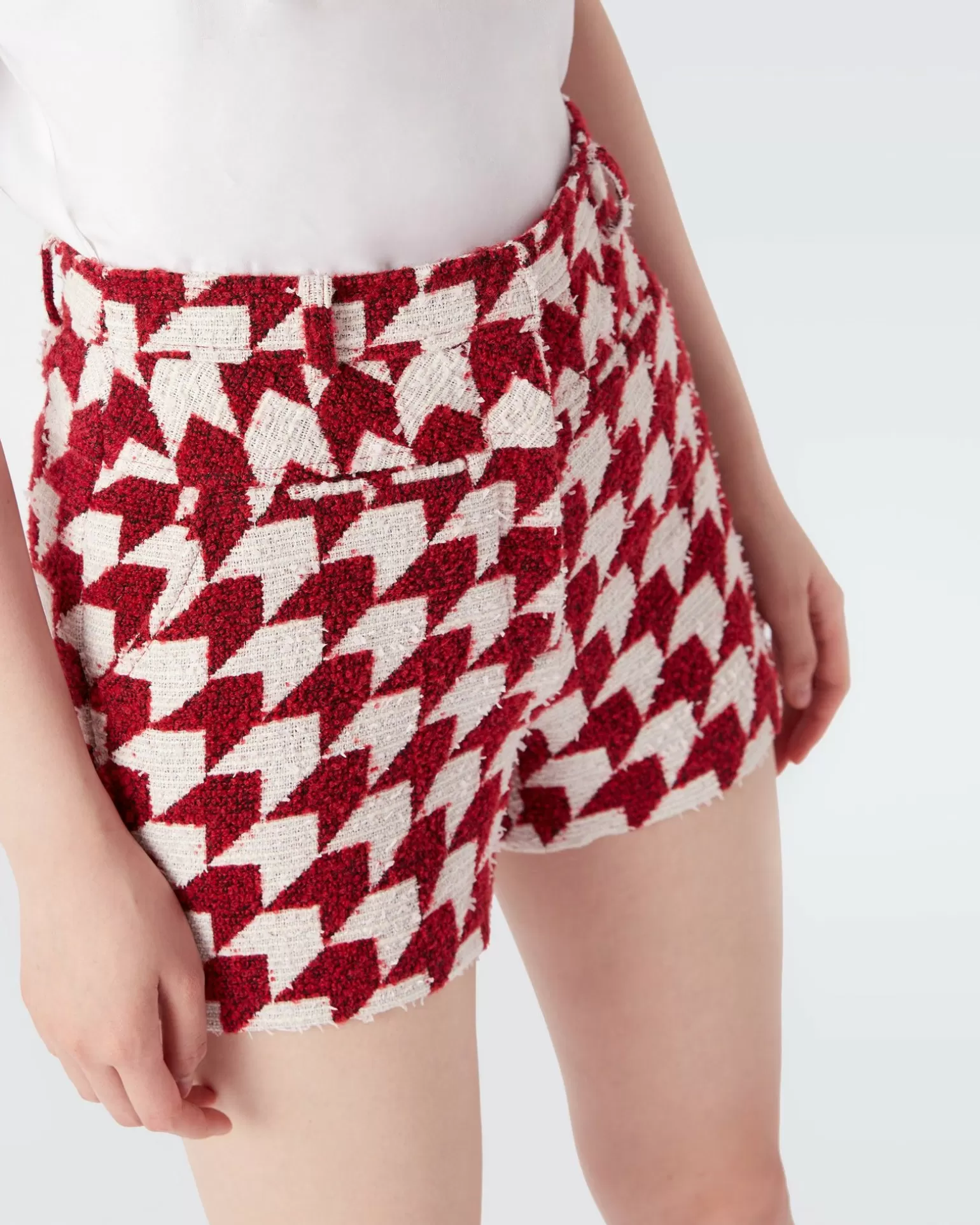 Gramercy Boucled Wool Shorts^Diane von Furstenberg Best Sale