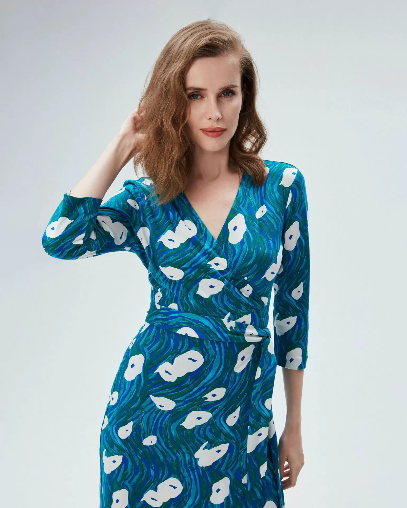 Julian Silk Jersey Wrap Dress^Diane von Furstenberg Shop