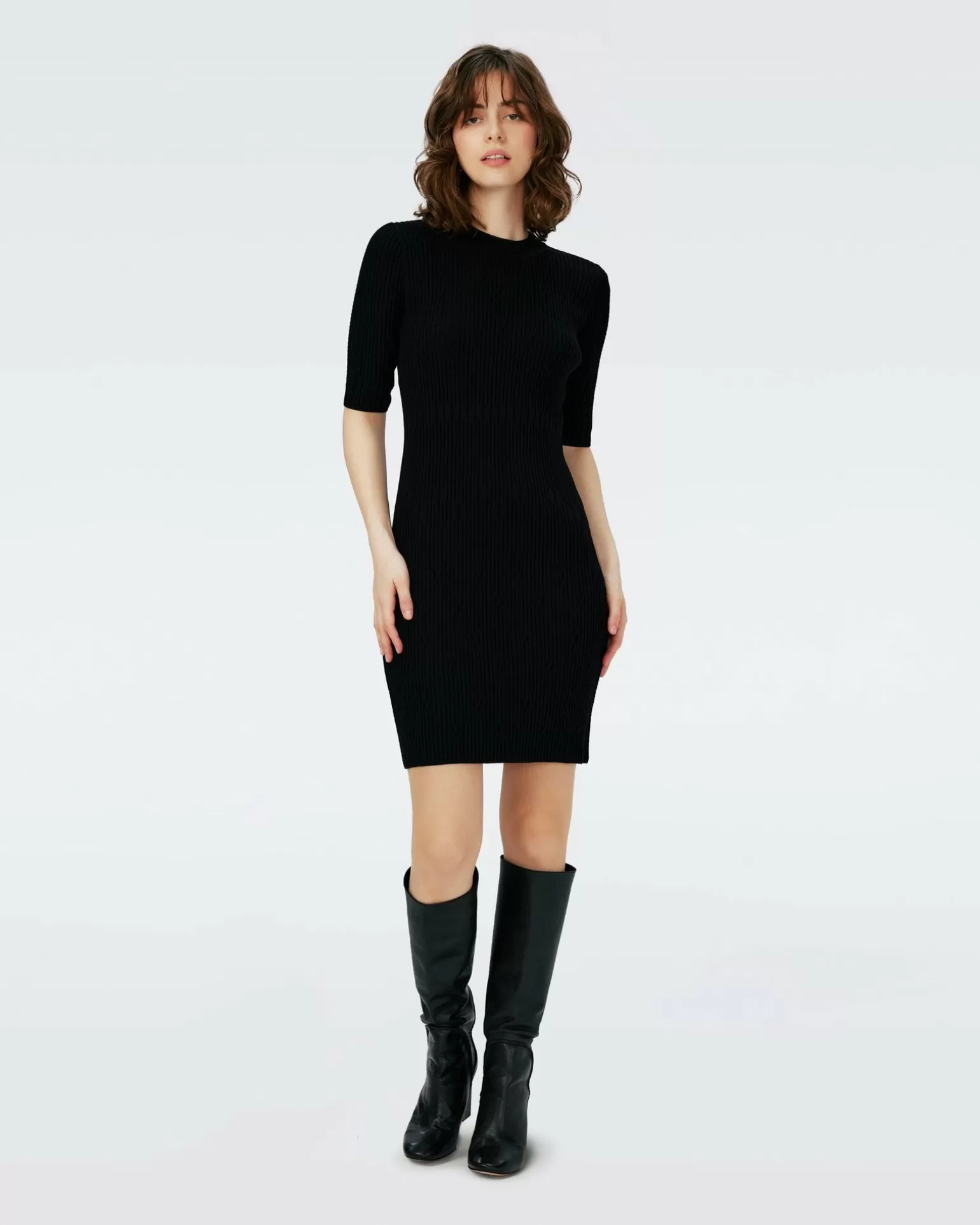 Pam Knit Jacquard Dress^Diane von Furstenberg Flash Sale
