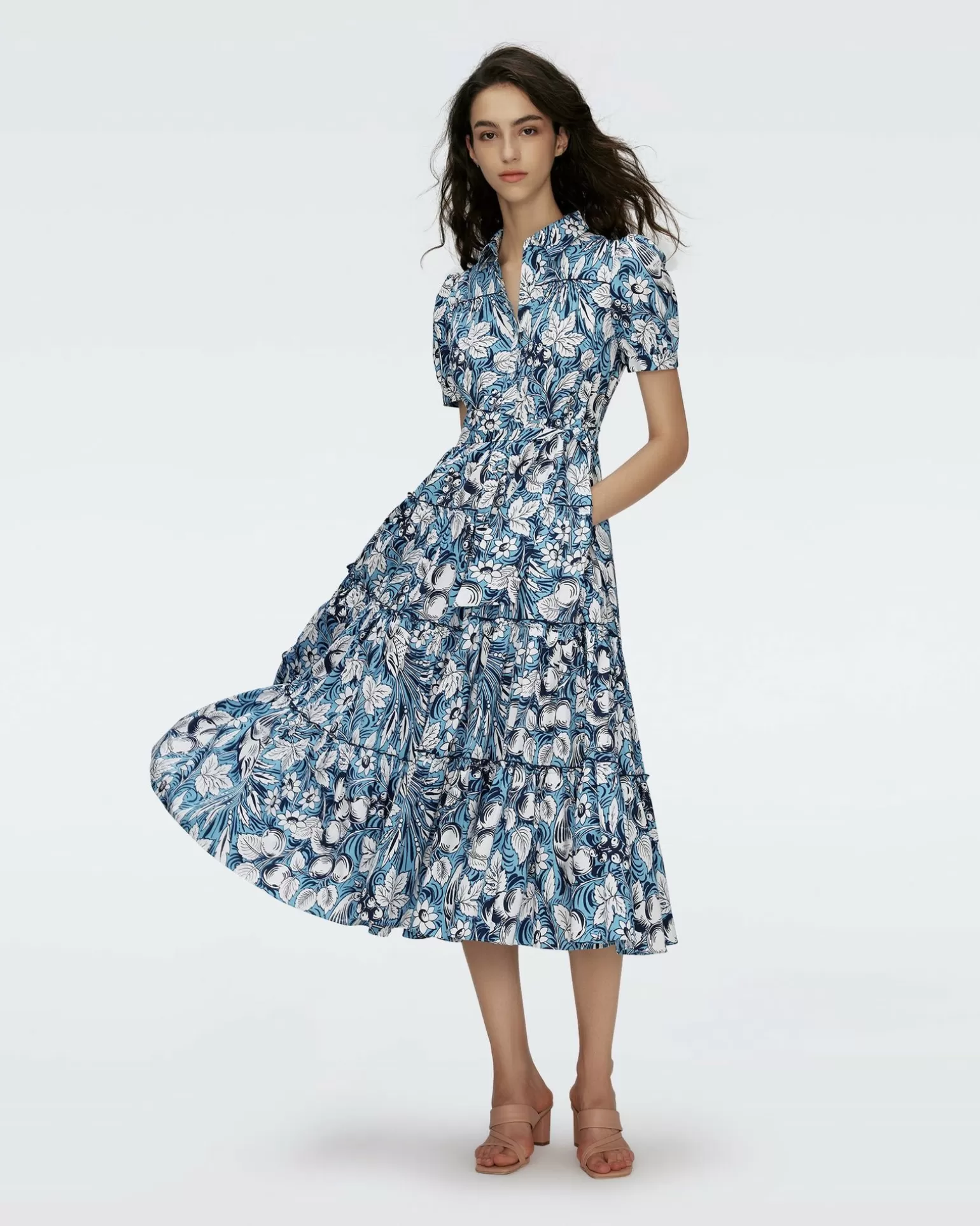 Queena Cotton Dress^Diane von Furstenberg Store