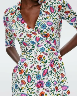 Abigail Silk Jersey Midi Wrap Dress