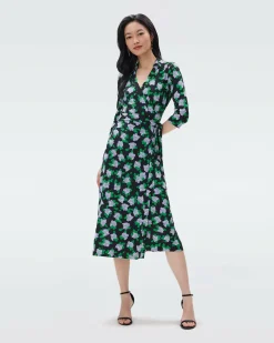 Abigail Silk Jersey Wrap Dress