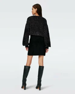 Aridina Sequin Jacquard Cardigan