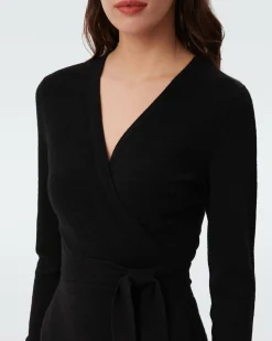 Astrid Wool-Cashmere Wrap Dress