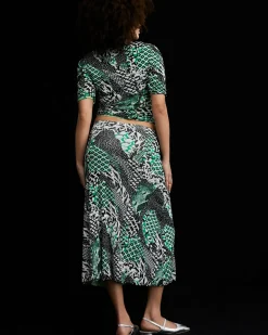 Darlene Reversible Mesh Skirt