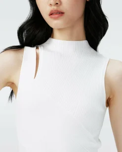 Dvf Artemesia Top In Ivory