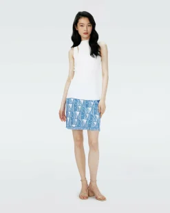 Dvf Artemesia Top In Ivory