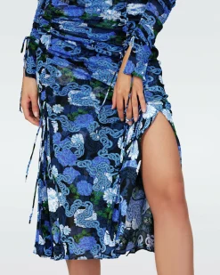 Dvf Corinne Dress In Dragon Dance