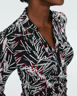 Dvf Sheska Midi Dress In Matches