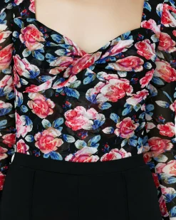 Erik Long Sleeve Mesh Bodysuit