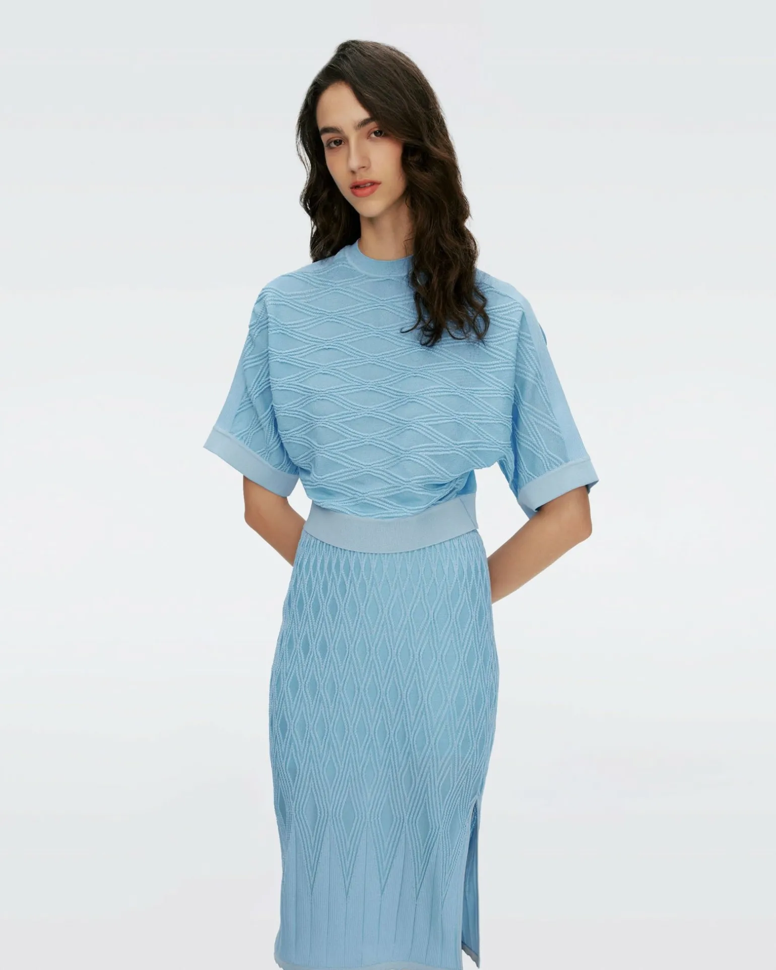 Gisele Knit Jacquard Skirt