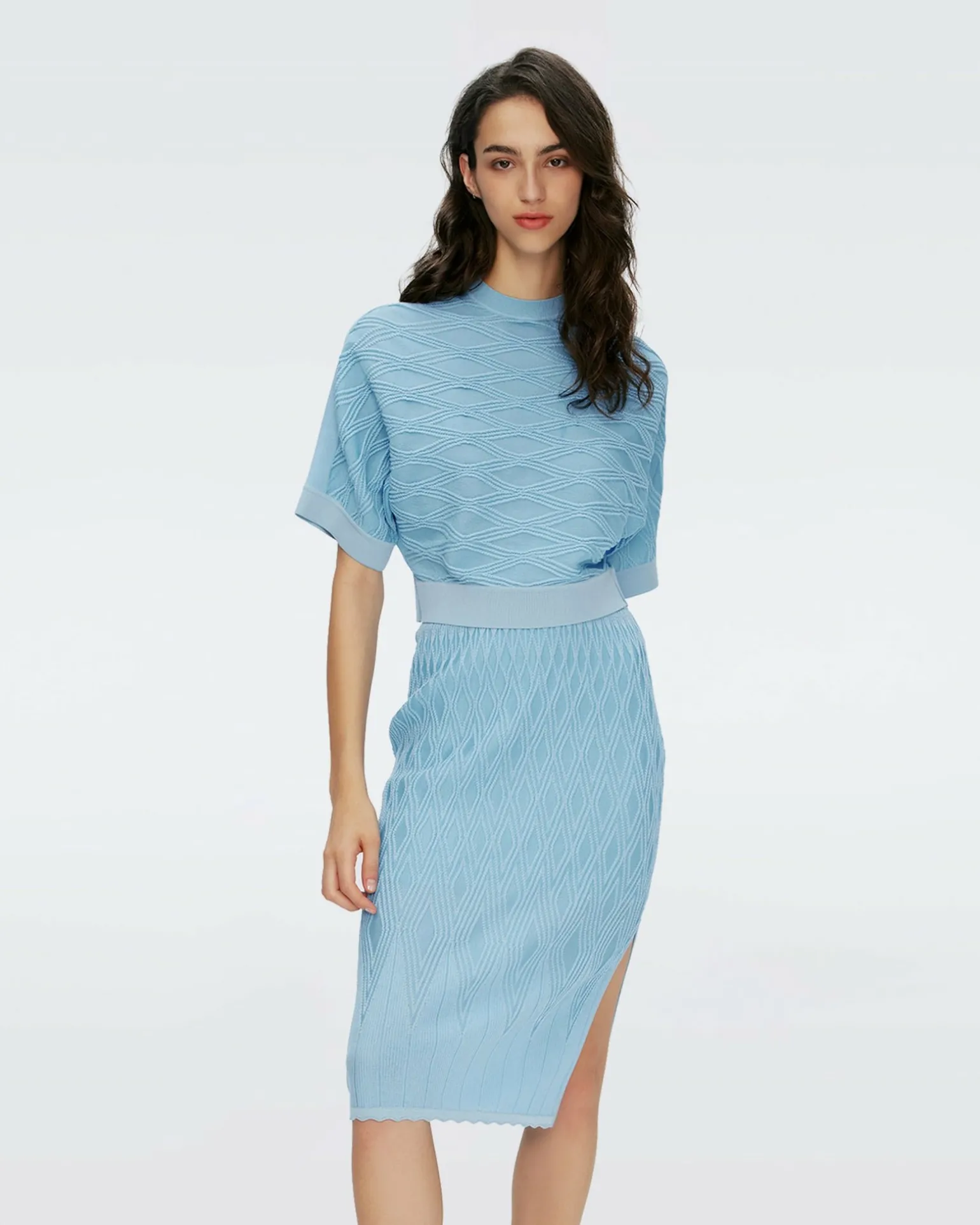 Gisele Knit Jacquard Skirt