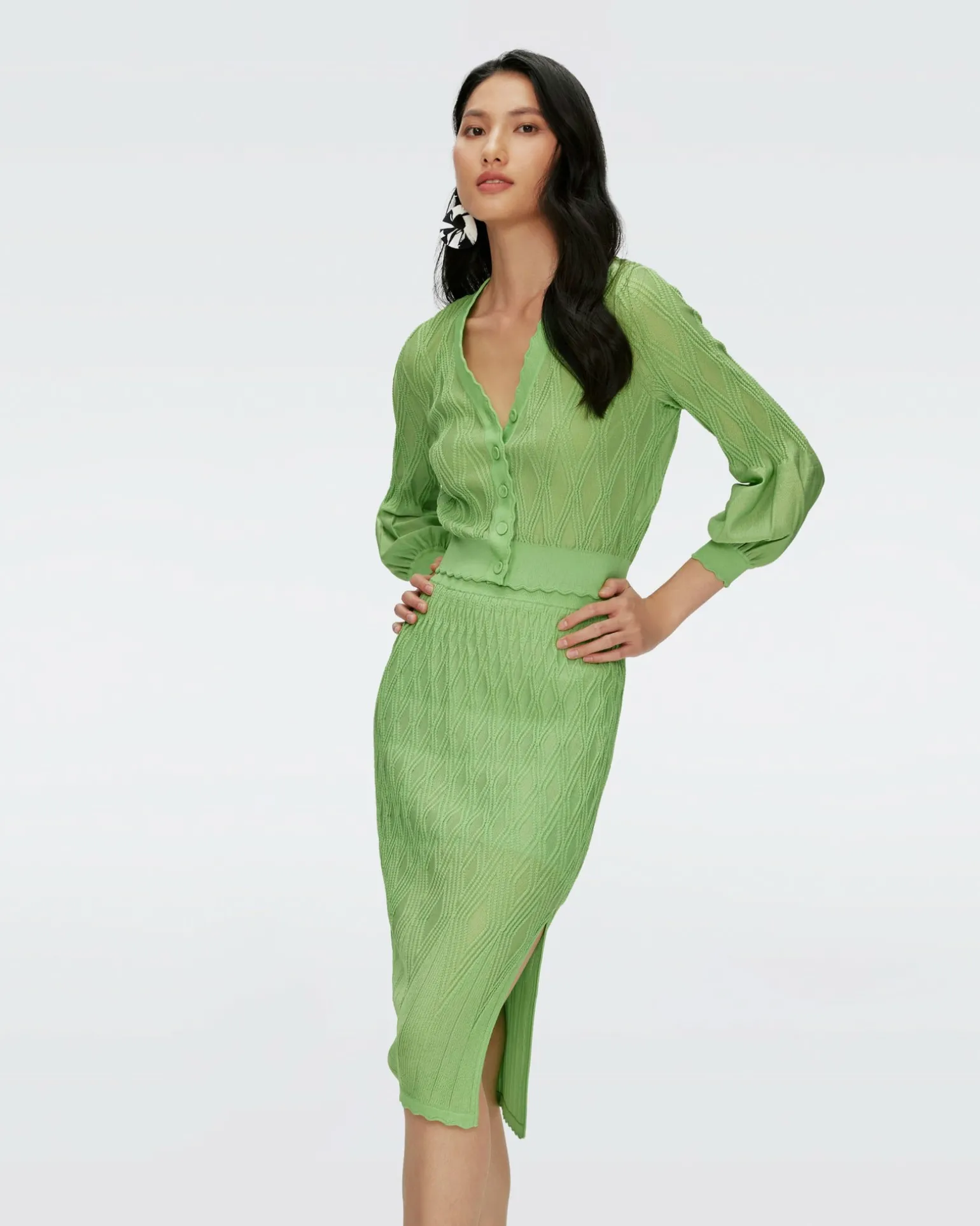 Gisele Knit Jacquard Skirt