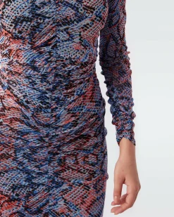 Gypsy Ruched Mesh Dress