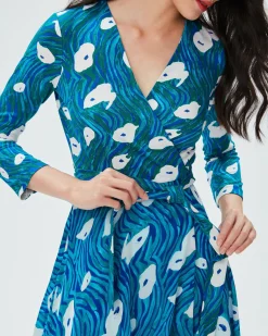 Irina Silk Jersey Wrap Dress