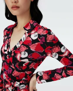 Jeanne Silk Jersey Wrap Dress