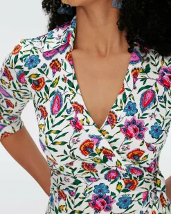 Jeanne Silk Jersey Wrap Dress