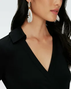 Jeanne Silk Jersey Wrap Dress