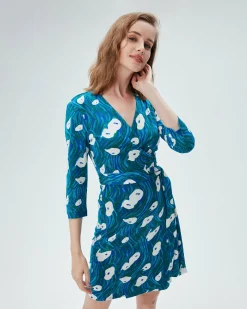 Julian Silk Jersey Wrap Dress