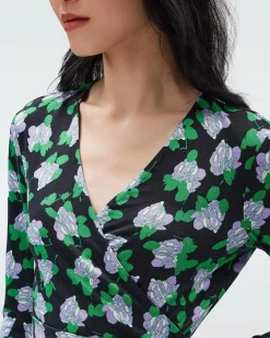 Julian Silk Jersey Wrap Dress