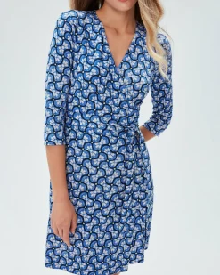 Julian Silk Jersey Wrap Dress