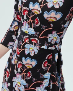 Julian Silk Jersey Wrap Dress