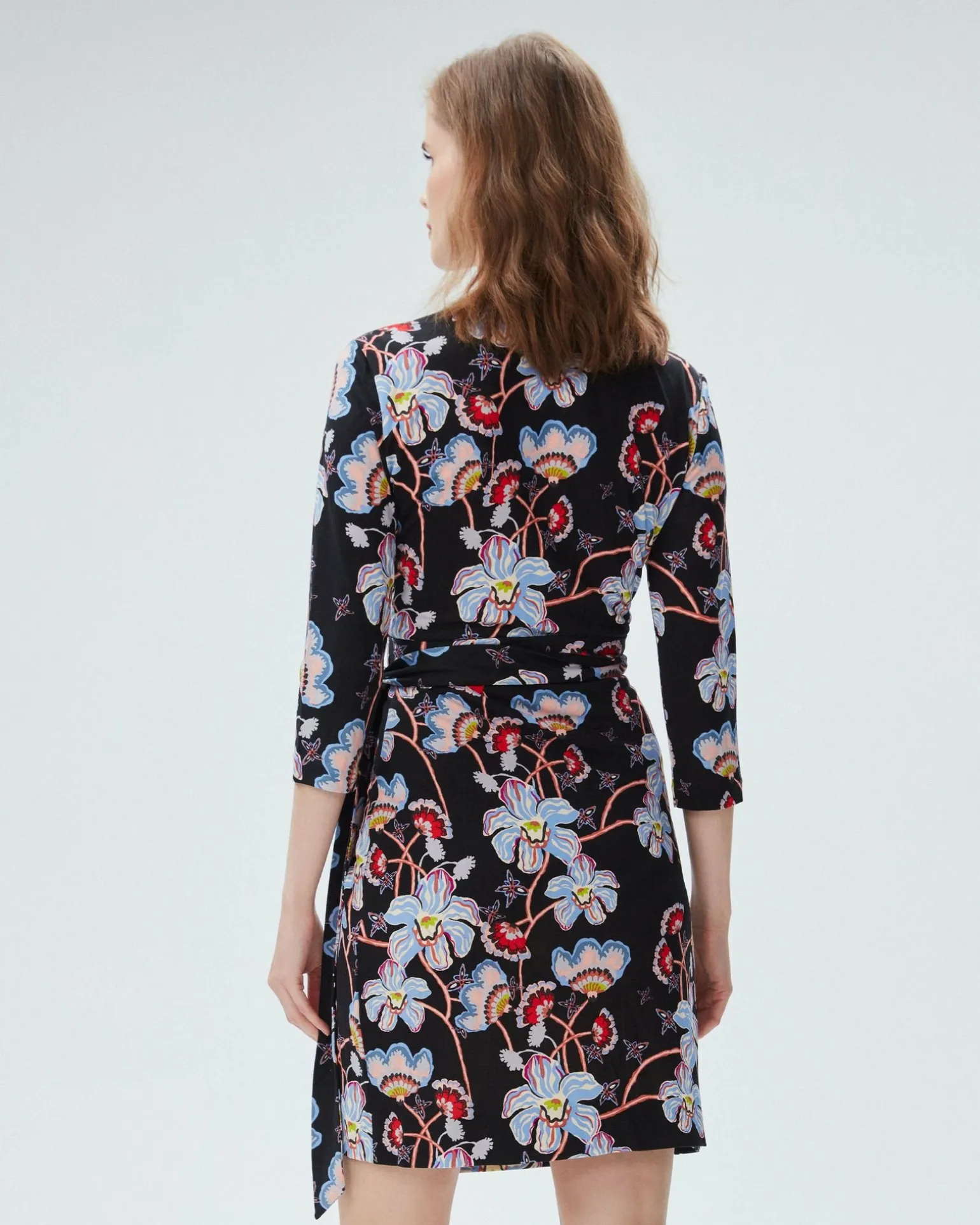 Julian Silk Jersey Wrap Dress