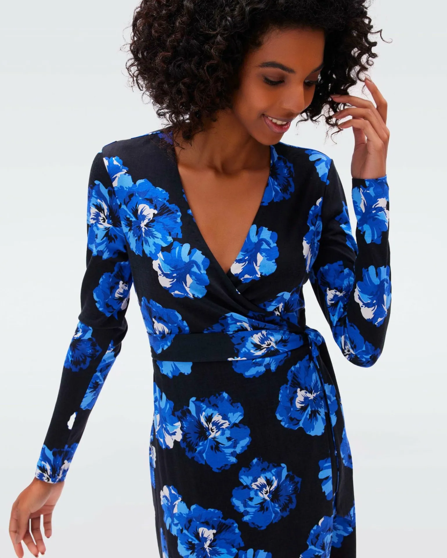 Julian Silk Jersey Wrap Dress