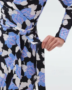 Julian Silk Jersey Wrap Dress