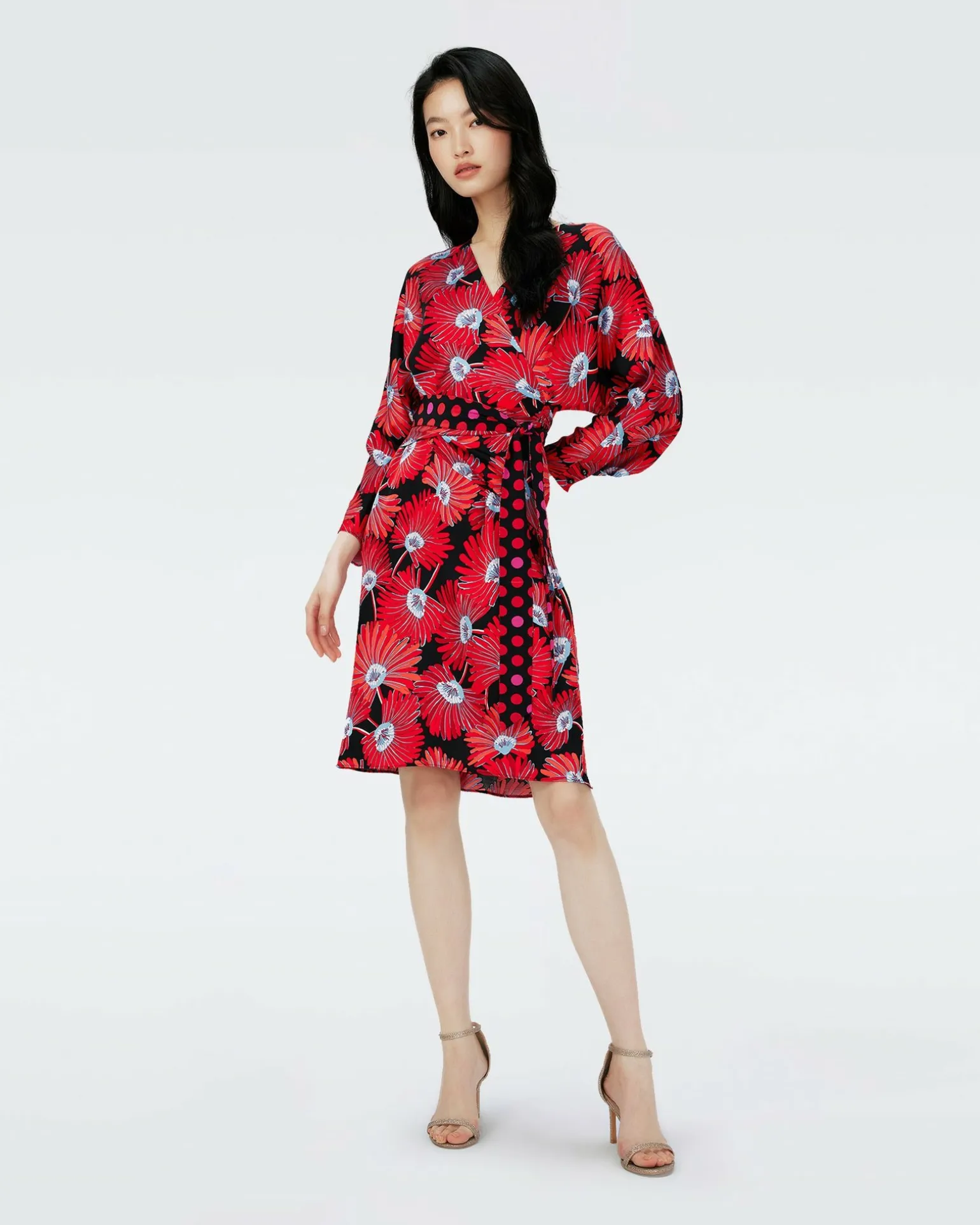 Mikah Faux Wrap Dress